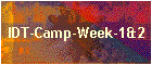 IDT-Camp-Week-1&2